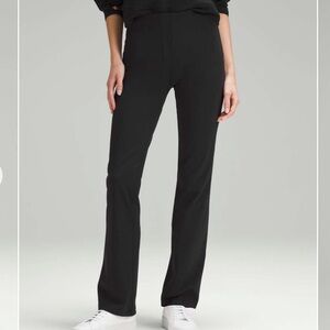 lululemon SmoothFit High-Rise Flared Pant in black 8